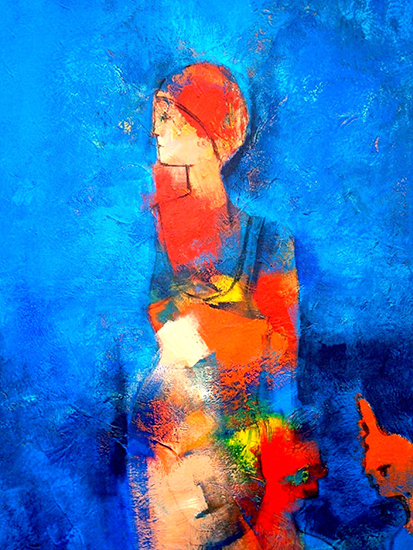 Nadadora 60x 80 cm- 2008.-1er Premio SAAP 2014