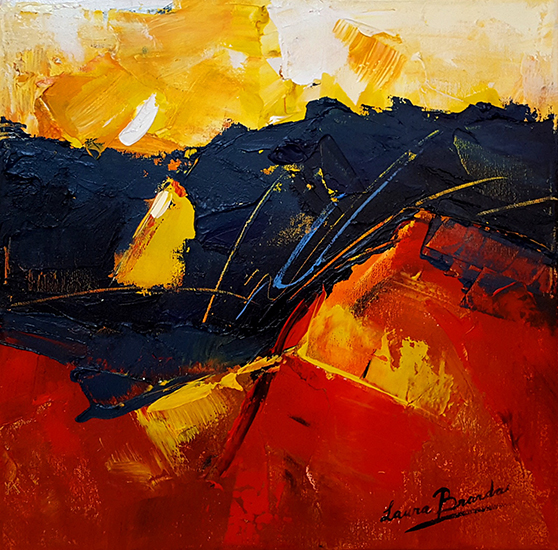Entre Planos 13. 30x30.  2º Premio Pintura VIII Salón