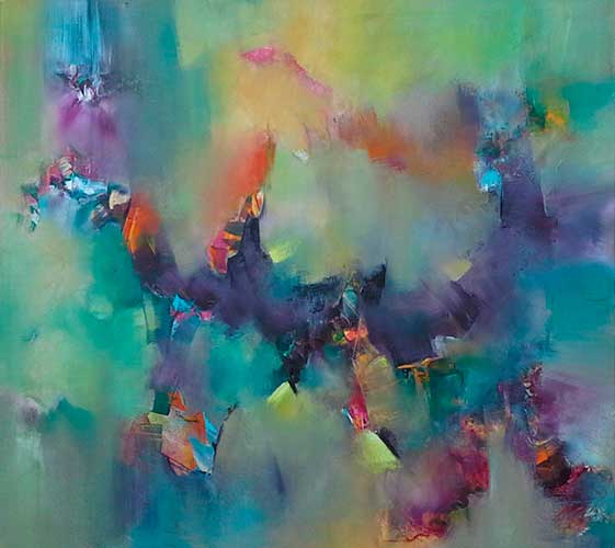 Revelación. Oleo sobre tela. 100x90