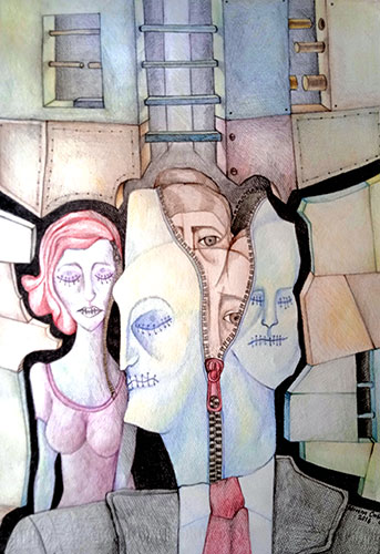 Parecer. Dibujo. 35cm x 50 cm	