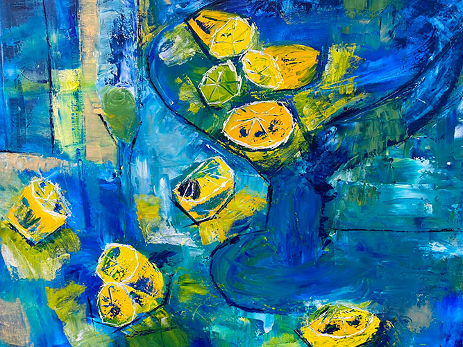 10. 60cm x 50cm, óleo, espatula	