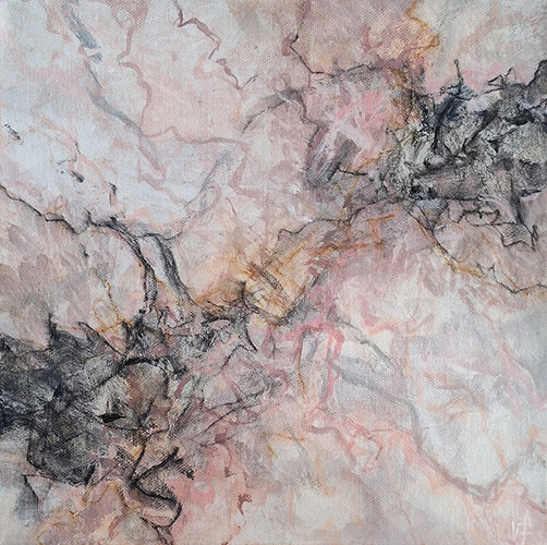 Serie Vetas I. Técnica Mixta. 30 x 30 cm	Series Vetas I. Mixed media. 30 x 30 cm 	